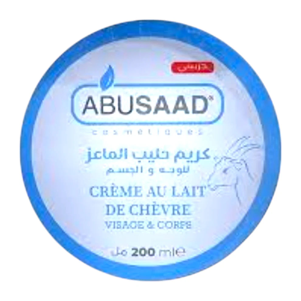 Crème au lait de chèvre