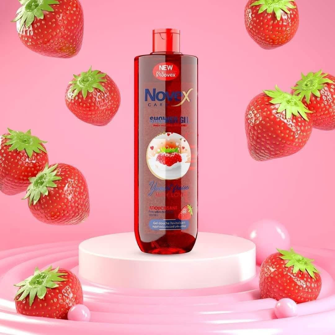 Gel douche yaourt fraise 🍓