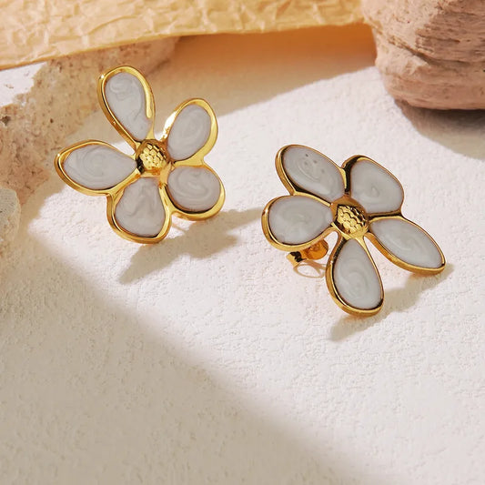 Boucle d’oreille fleur